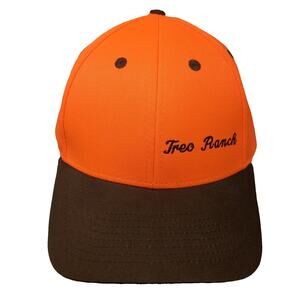 AMG Baseball Cap Orange Brown One Size Treo Ranch Heppner Oregon Strapback Hat